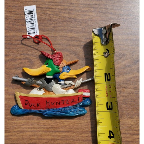 Christmas Ornament Ducks Hunting Midwest of Cannon Falls Man Cave Resin - Picture 6 of 7